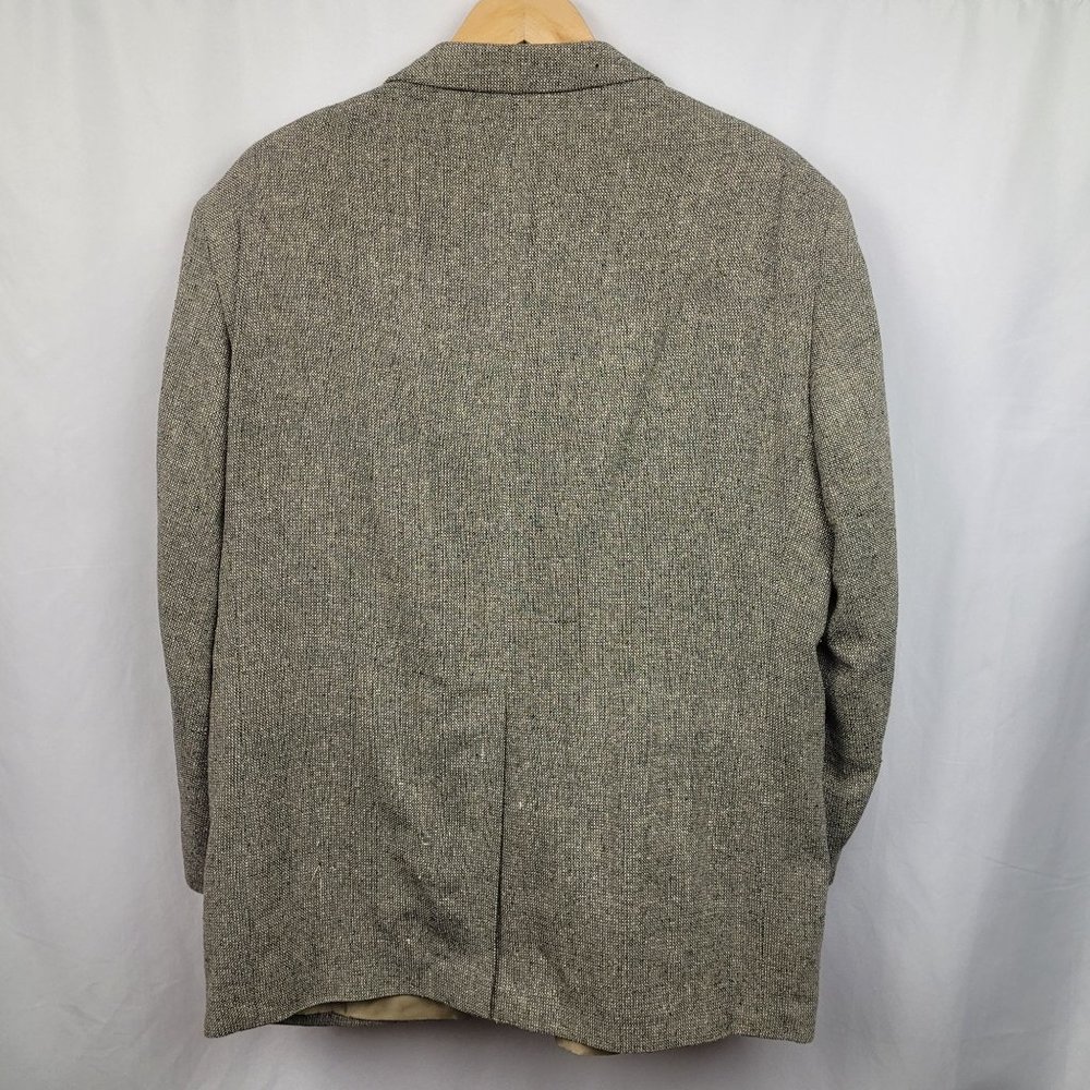 Bert Pulitzer Men Pure Silk Tweed Sports Coat/ Blazer Size 44S - Picture 6 of 7